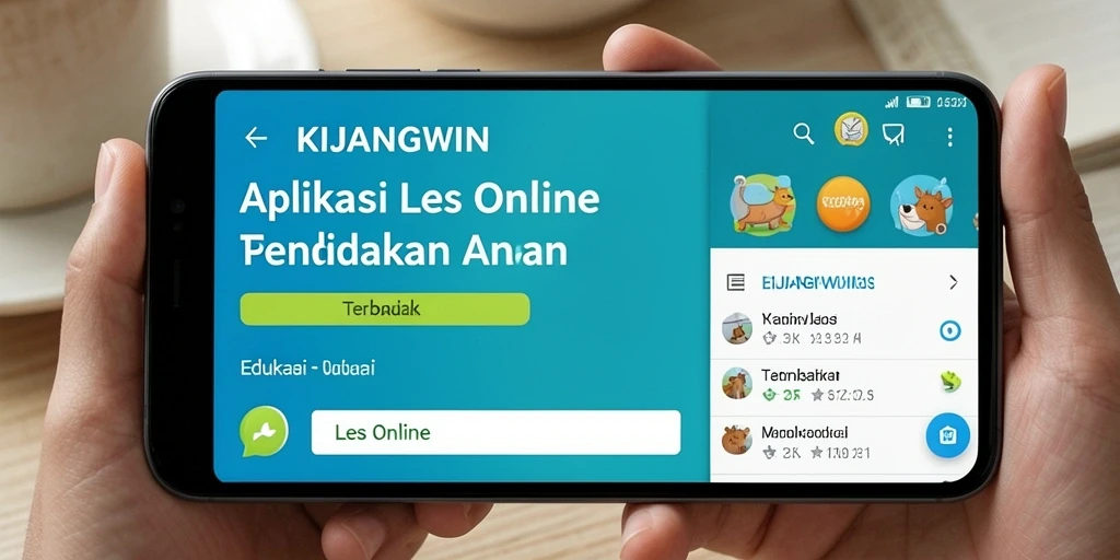 Antarmuka aplikasi KIJANGWIN yang interaktif dan ramah pengguna.
