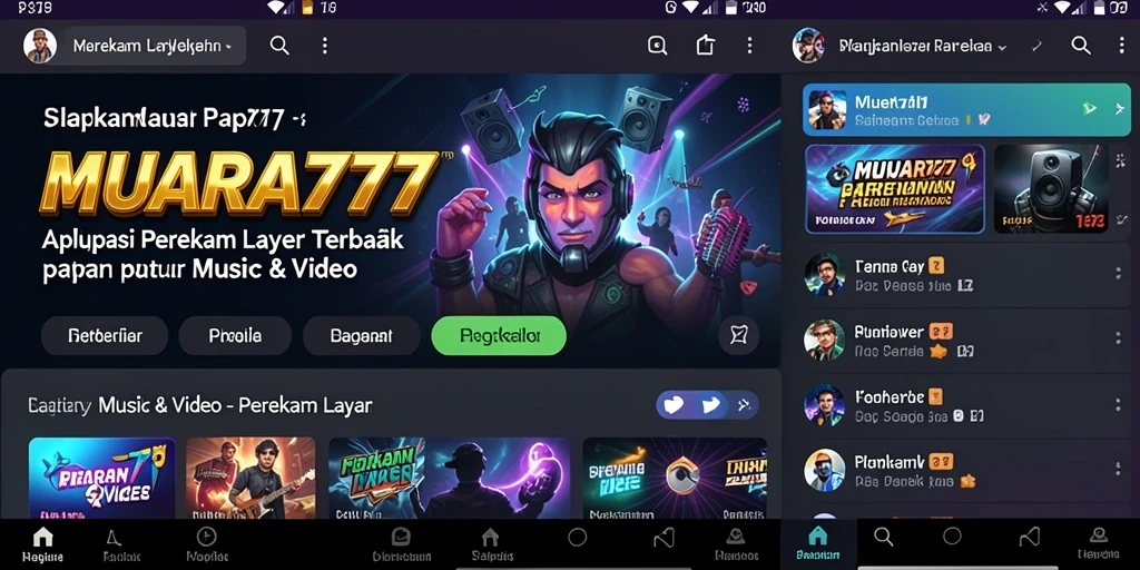 Antarmuka MUARA777 yang sederhana untuk merekam layar dengan mudah.
